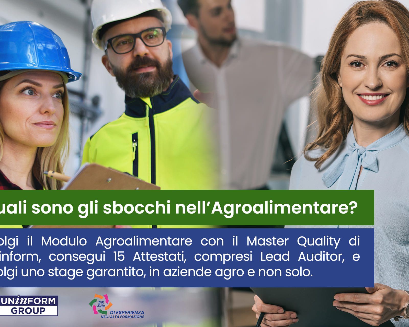 Quali sono gli sbocchi professionali del settore Agroalimentare?