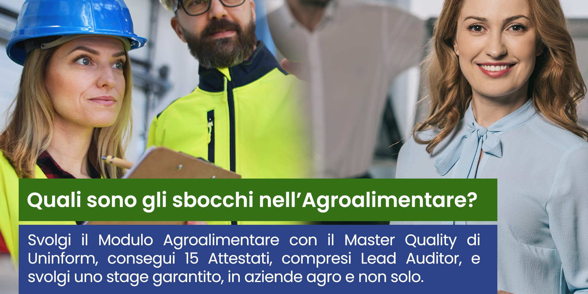 Quali sono gli sbocchi professionali del settore Agroalimentare?