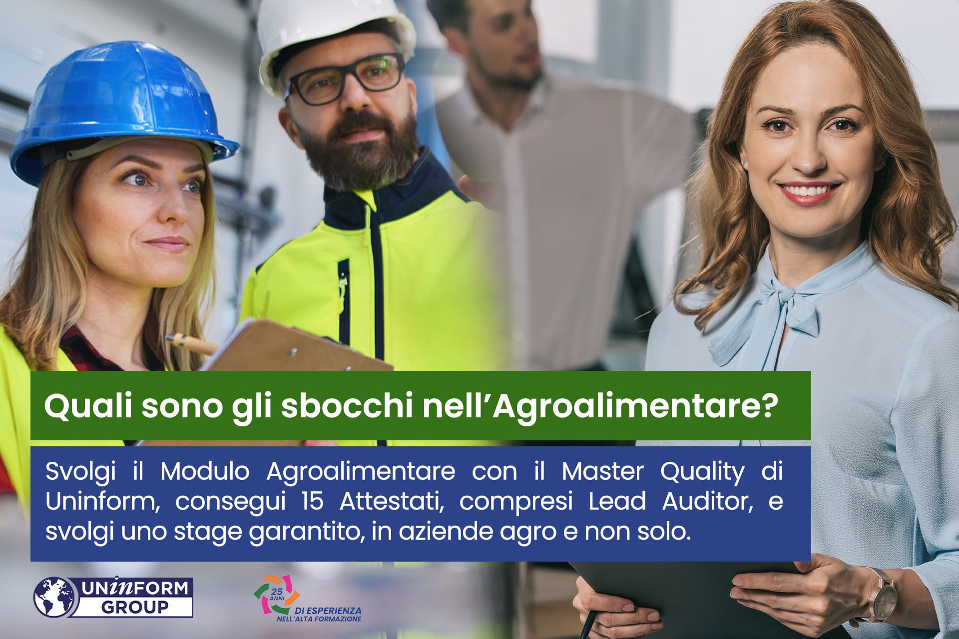 Quali sono gli sbocchi professionali del settore Agroalimentare?